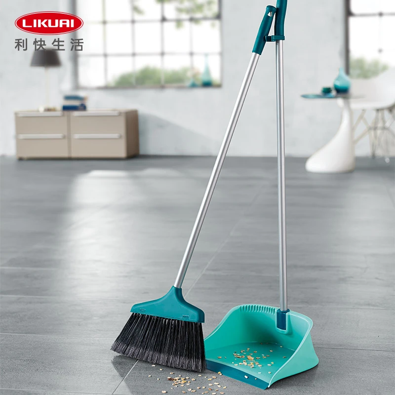 利快德国大号扫把套硬毛扫地套装家用加厚加大耐用软毛长柄可折叠