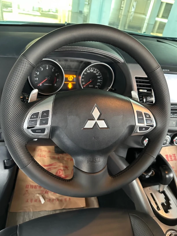 三菱系列～抗菌纳帕皮手缝把套