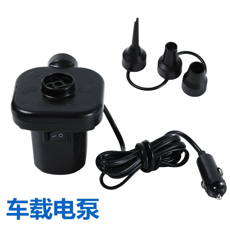 汽车车载充气泵车载充气床垫便携式12v充气泵电泵多功能抽充两用
