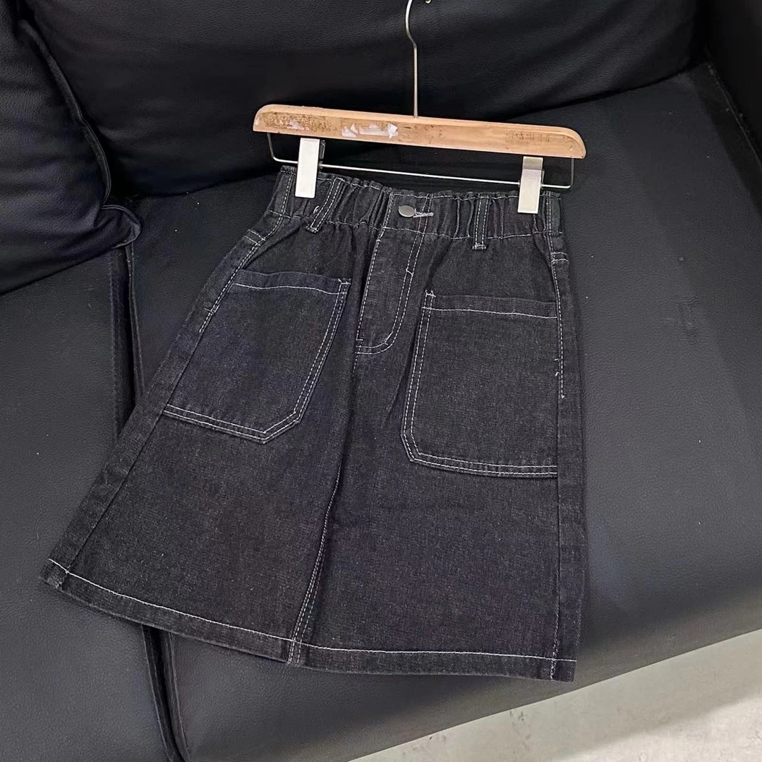 cici牛仔半身裙8030