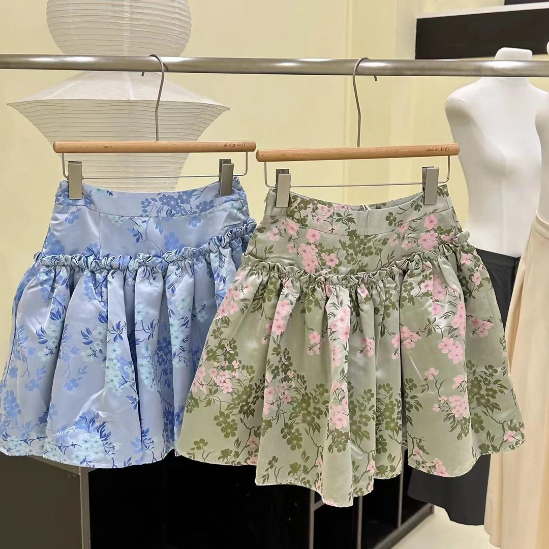 ovins yang公主碎花半身裙8054