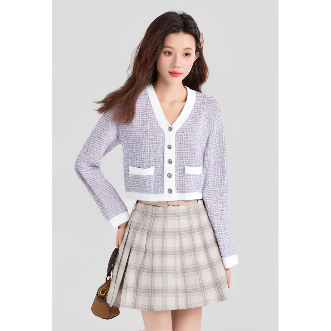 Mind Bridge/心桥秋冬简约时尚百搭开衫针织衫 MB795-MUCD722ALV