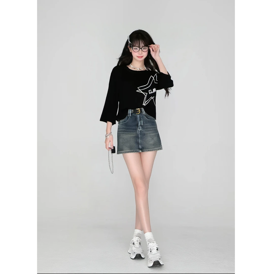 JUCY JUDY潮流百搭休闲针织衫 JJ319-JUKT621ABK