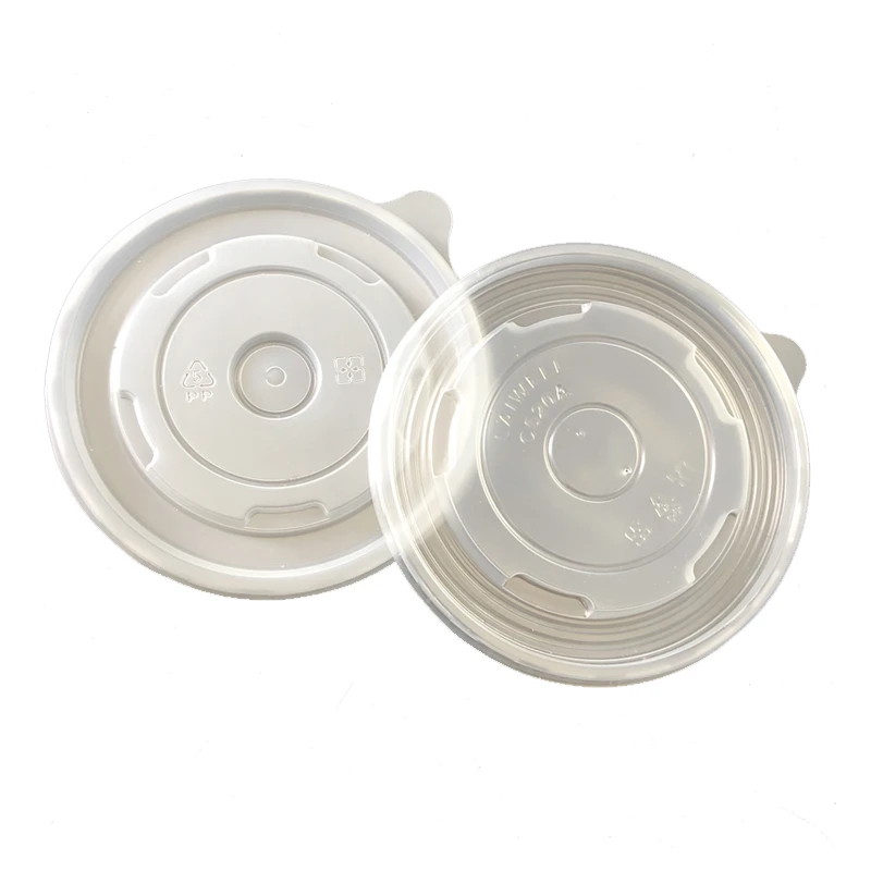 一次性牛皮纸碗盖子【本店商品专属】PP盖OBS盖防漏防洒外卖纸碗盖