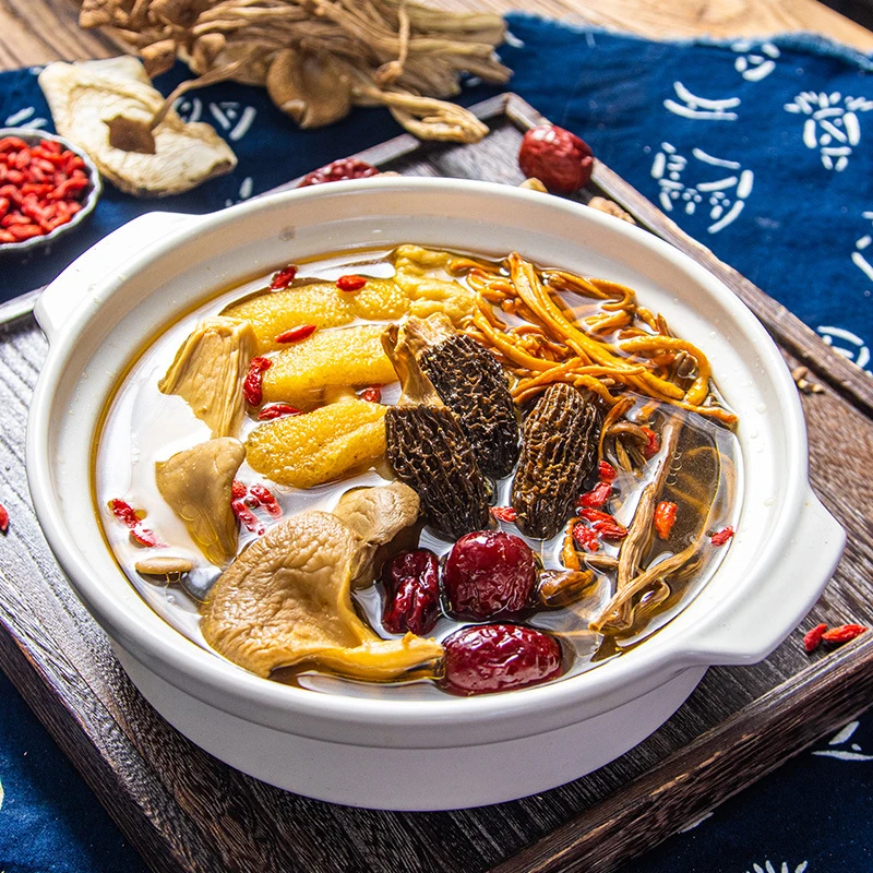 云南山珍菌汤包菌菇包羊肚菌雪110g/袋雪山松茸菌汤包煲汤干货