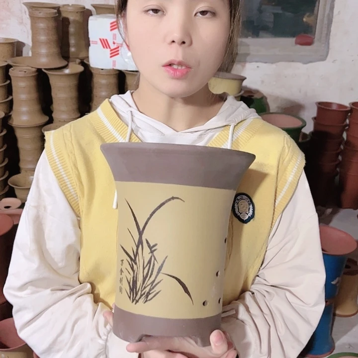 紫砂花盆宜兴紫砂花盆