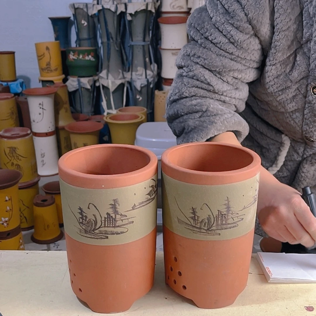 【闪购商品】紫砂花盆