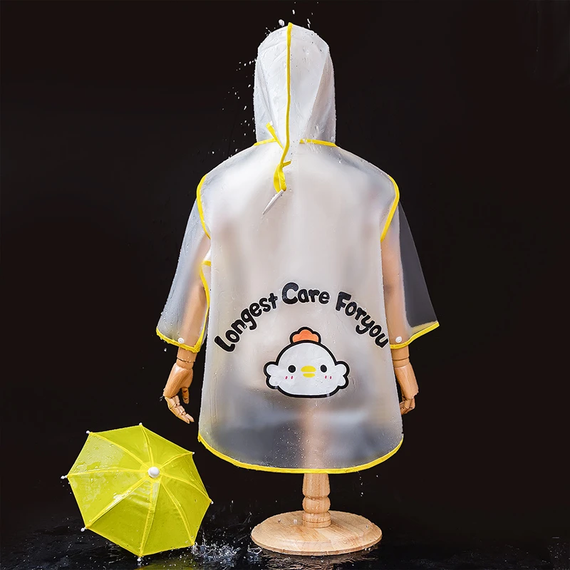 幸福玛丽儿童雨衣防水全身幼儿园宝宝雨披