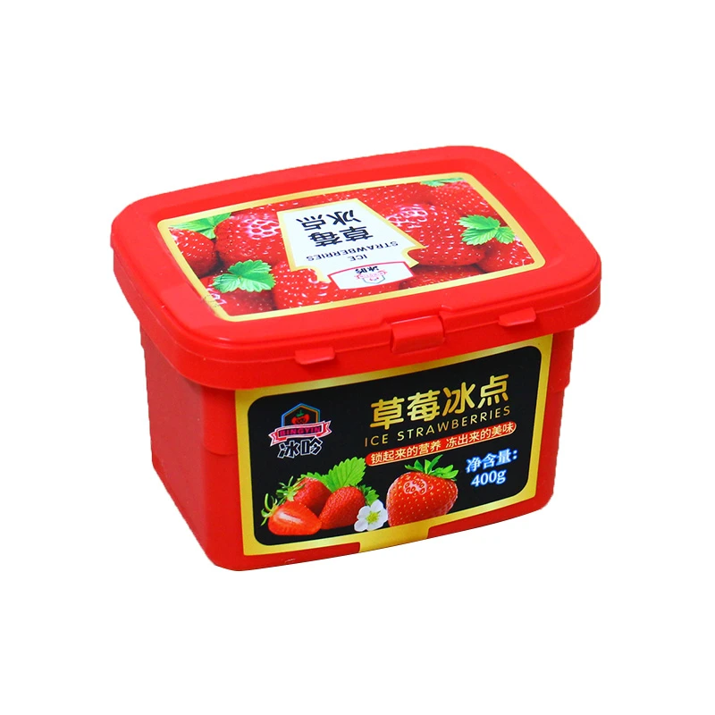 丹东冰点草莓冰冻水果罐头