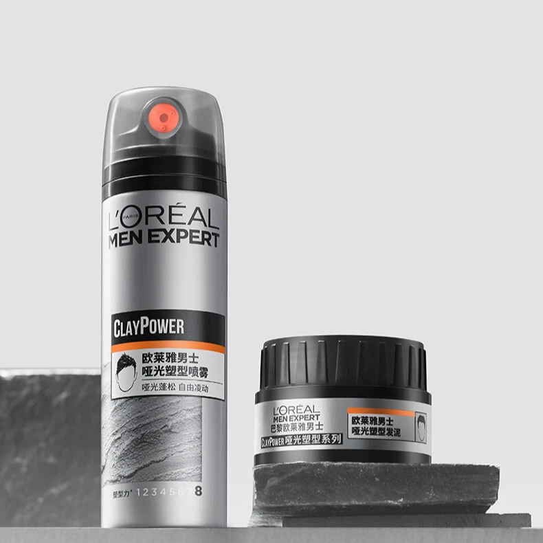 L'ORÉAL/欧莱雅欧莱雅男士哑光发胶快速大容量复古持久清水塑型