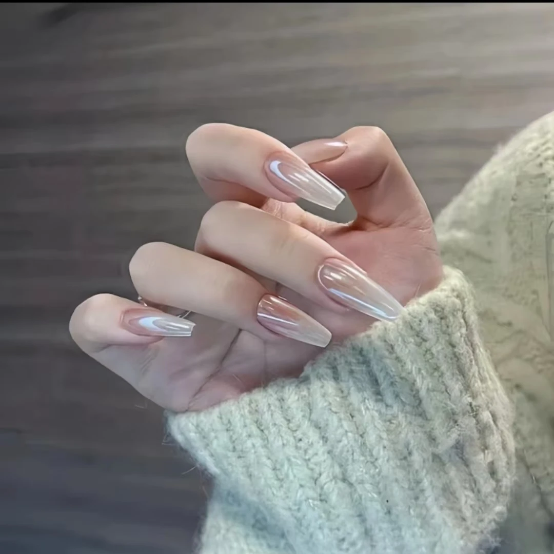 【长款】海莉同款美甲显白高级穿戴甲K369