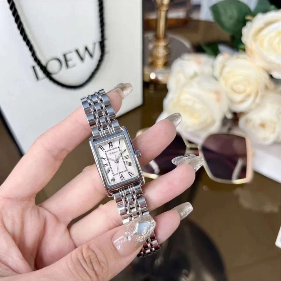 【坦克】女士简约轻奢方形女表气质经典百搭腕表女款58666