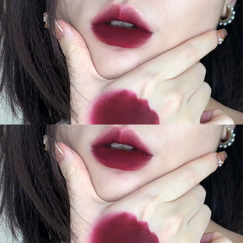 贼拉心动!女团色口红唇膏不易掉色不沾杯学生党素颜显白平价纯欲