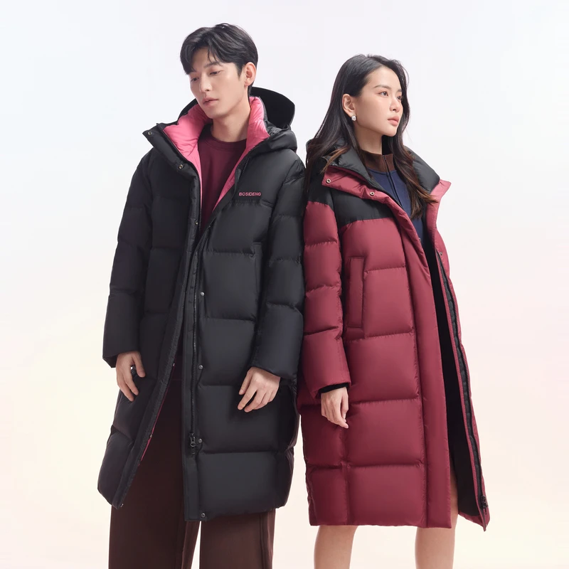 波司登2024年冬新款情侣时尚运动户外防风加厚羽绒服 B40145907DY