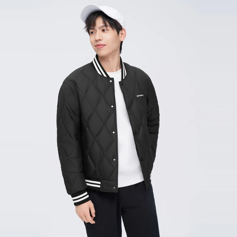 波司登2023新鸭绒款秋冬季时尚羽绒服情侣百搭棒球服保暖潮流外套