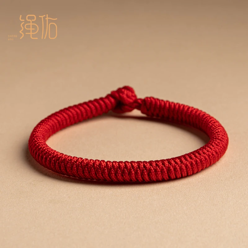 肖战同款红绳手链男手工编织金刚结女手绳情侣礼物