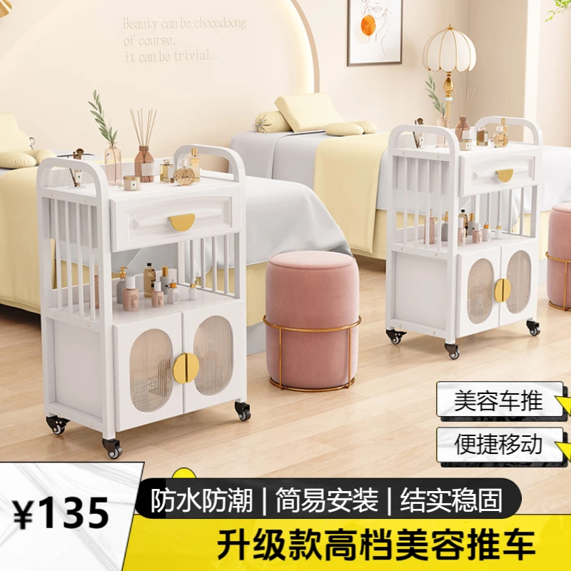 小推车美容院专用护理放仪器美睫美容柜子工具车美容店移动置物架
