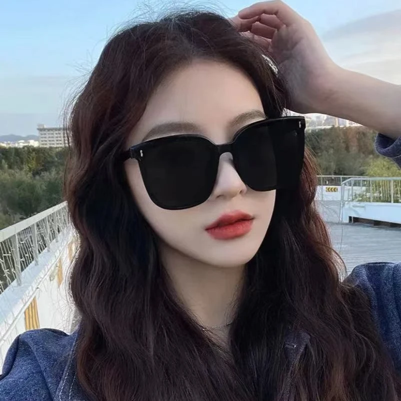 墨镜2023新款女款防紫外线太阳镜男女同款高级感墨镜大脸高级显瘦