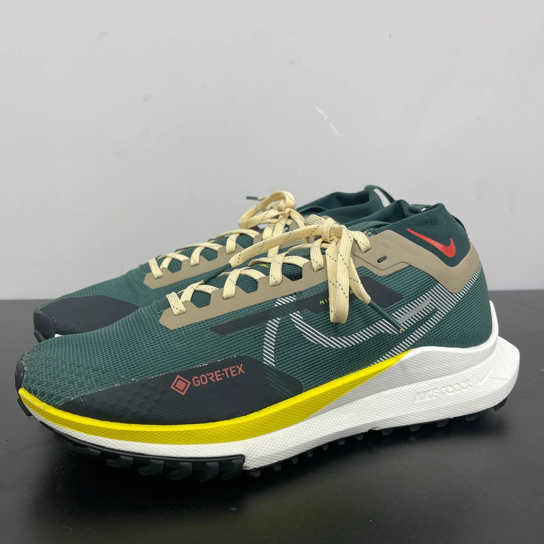 41码/Nike Trail4Gore-Tex绿棕黄跑鞋/9新/无原盒/公价489
