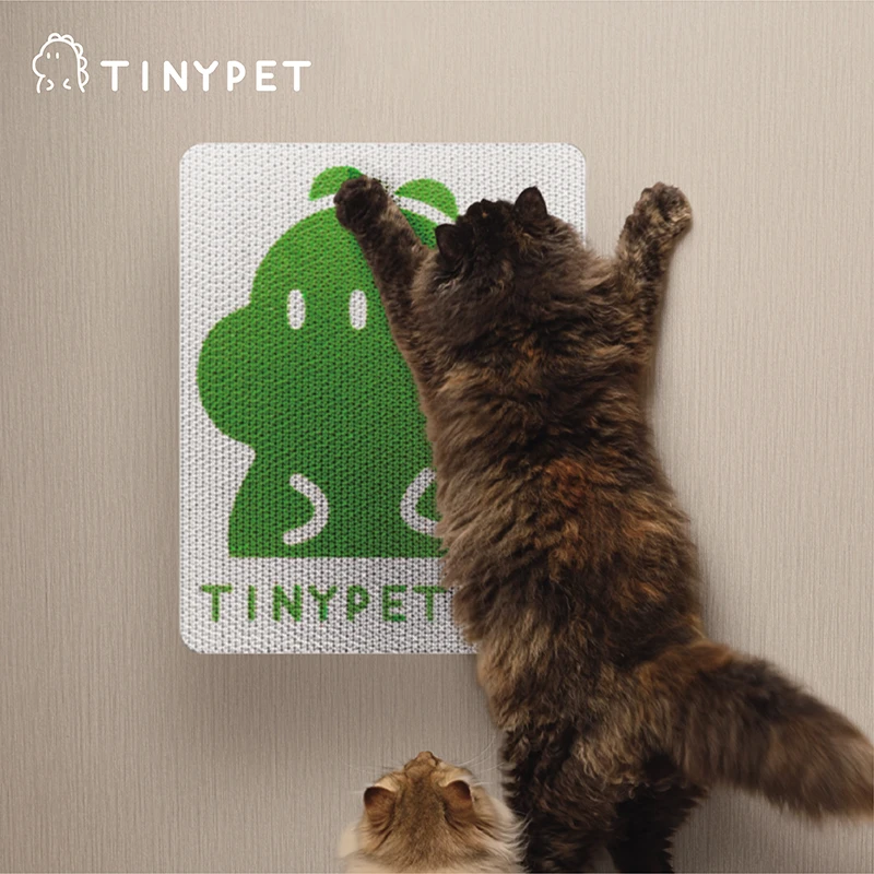Tinypet/小芥猫抓板粘贴耐磨趣味稳固猫抓垫耐抓挂墙磨爪宠物用品