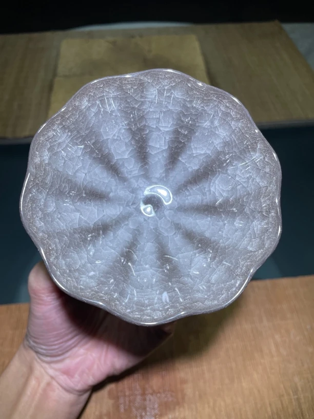 葵口黑冰花主人杯茶器6