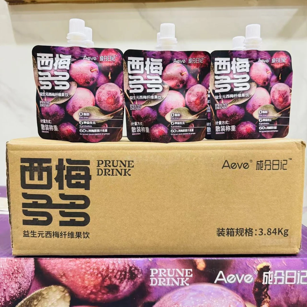 成分日记西梅多多西梅果汁益生元纤维饮浓缩汁饮料散称约80克/袋