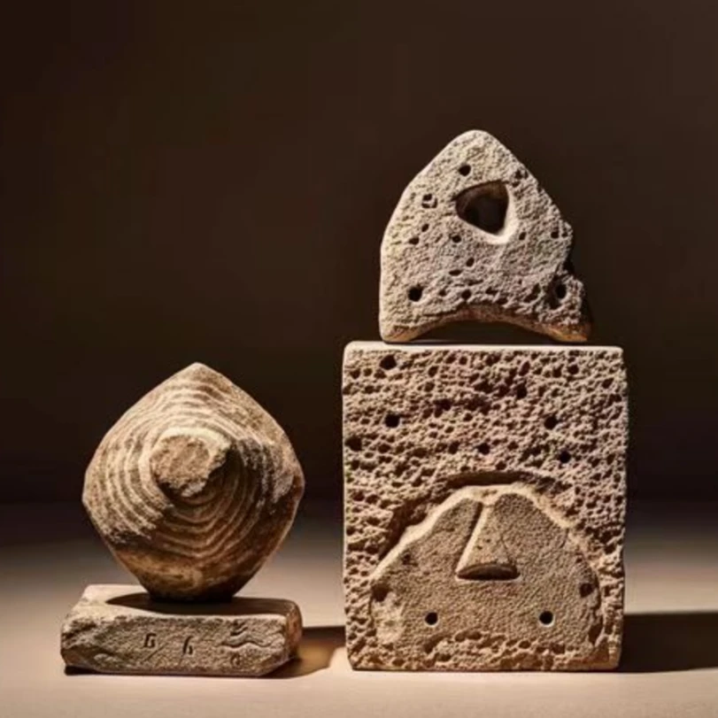 马鬃山手工陶瓷高古石摆件500—1000不包邮马鬃山天然石雕工艺品