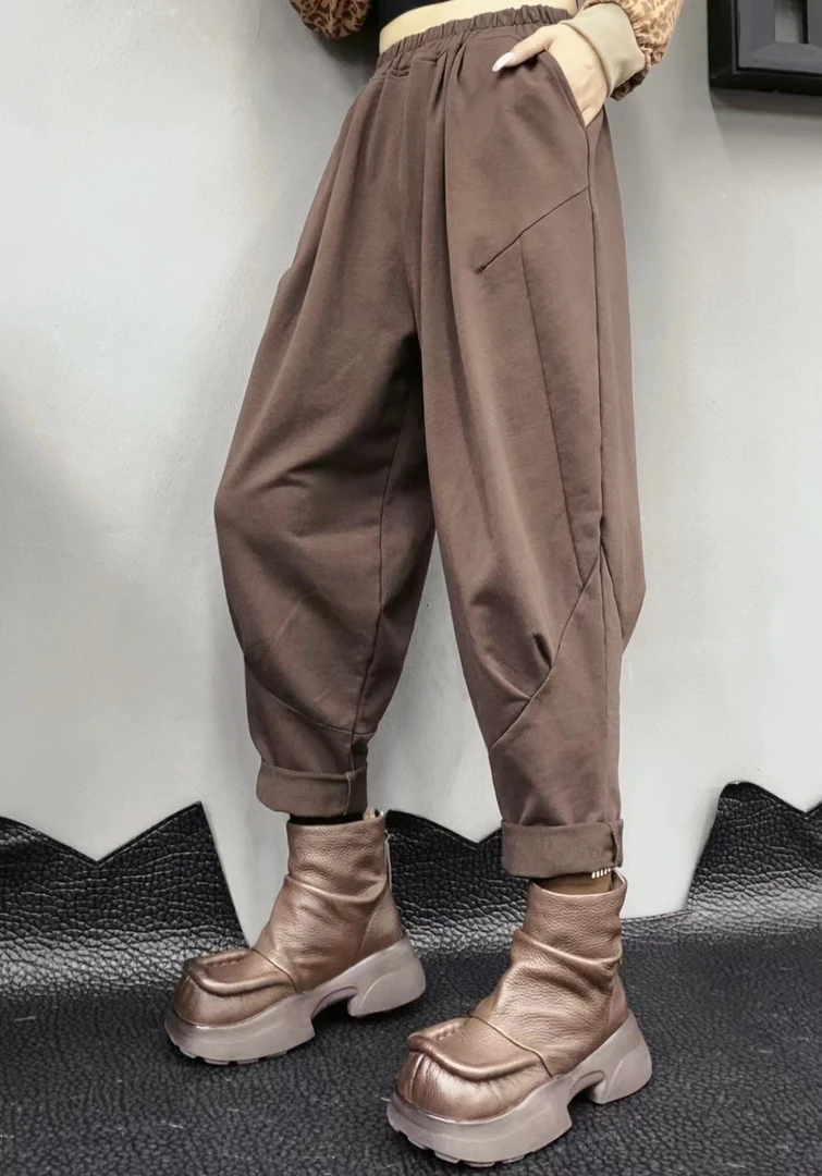 YDD 云朵朵原创春季哈伦百搭宽松休闲卫裤潮流时尚