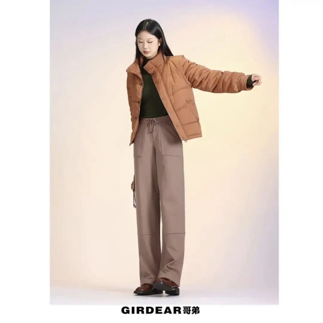 【哥弟】秋冬保暖新雪丽高效暖绒可拆卸袖子马甲棉服 1400747