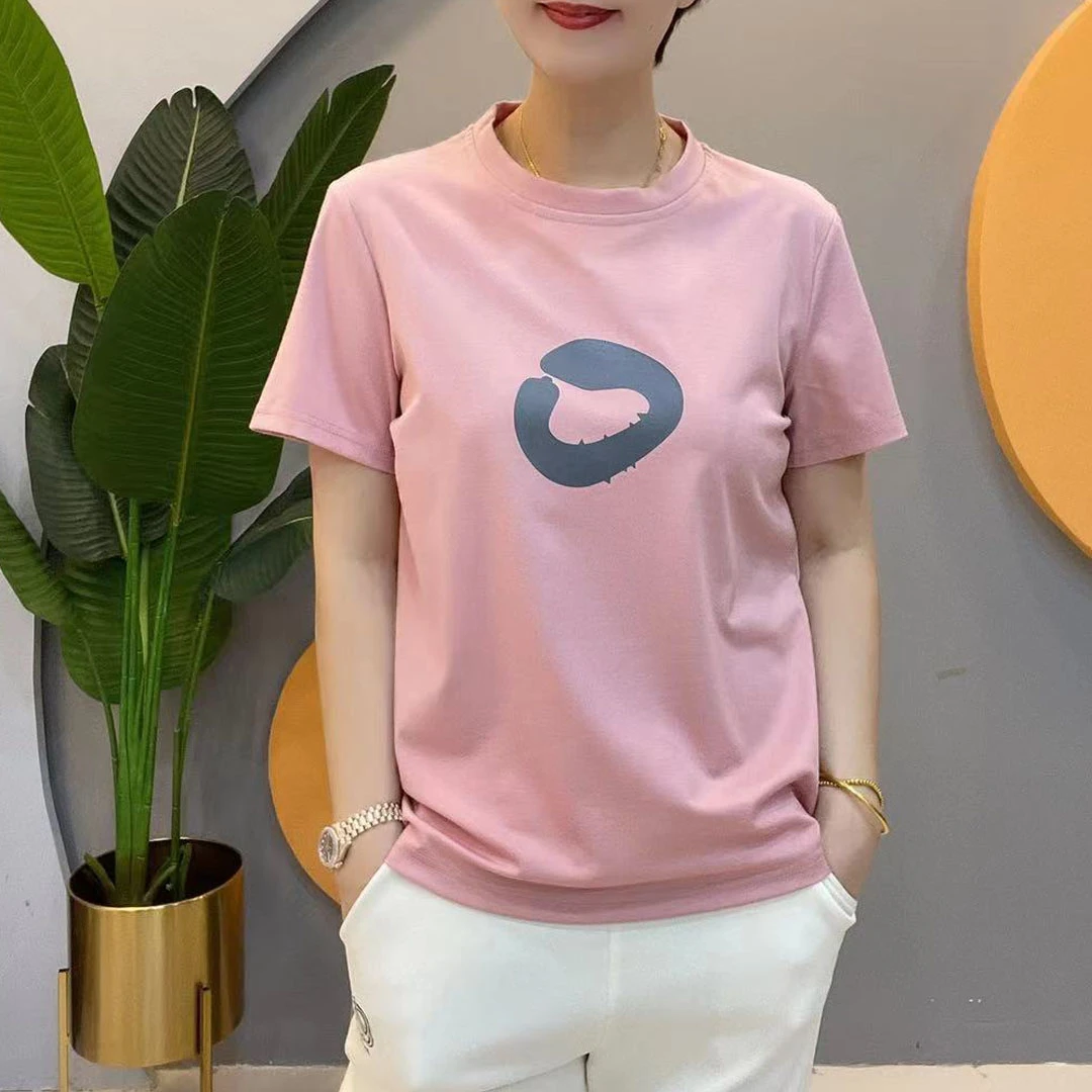 夏季潮流休闲圆领百搭半袖T恤