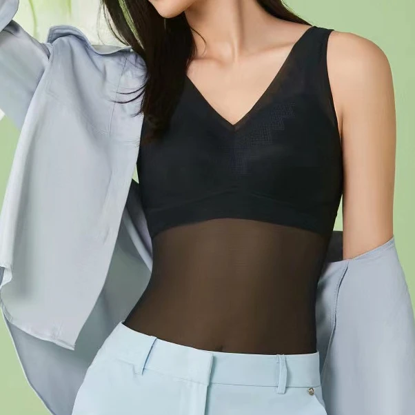 2024年新款薄 春夏长款桑蚕丝网纱美背【216】