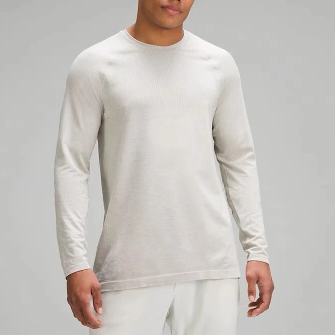 Lu秋季新款立体剪裁男士运动休闲长袖T恤