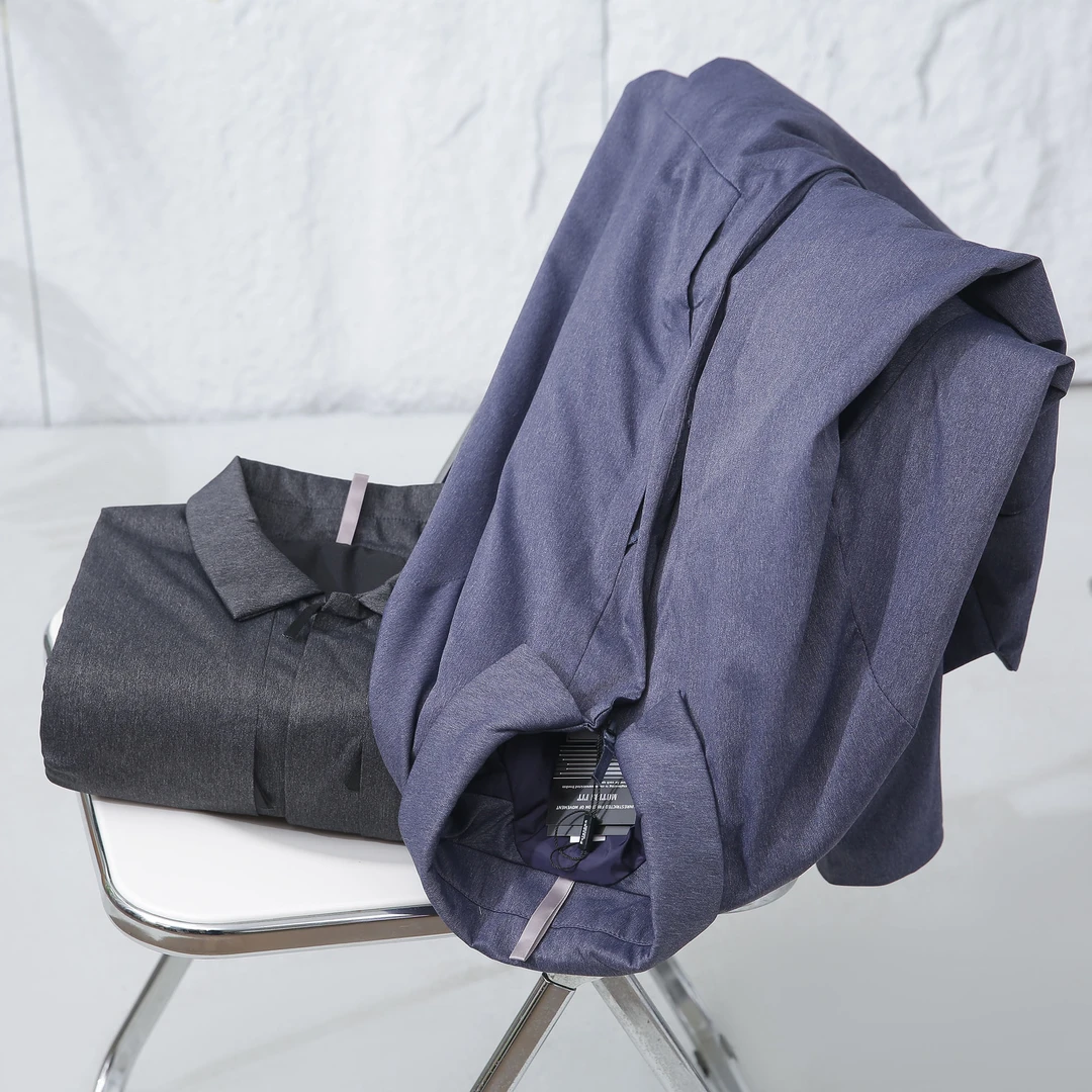 【小吴言】早冬商务V系列防风防泼水休闲翻领棉服外套