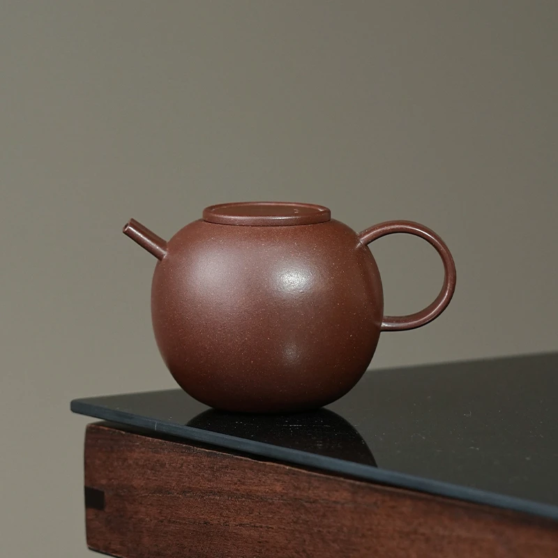 宜兴精品紫砂壶原矿老紫泥泡茶壶家用功夫茶具纯全手工小容量缘壶