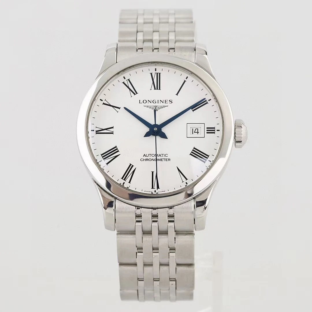 95新 Longines/浪琴 开创者L2.321.4.11.6 自动机械 30表径 全套