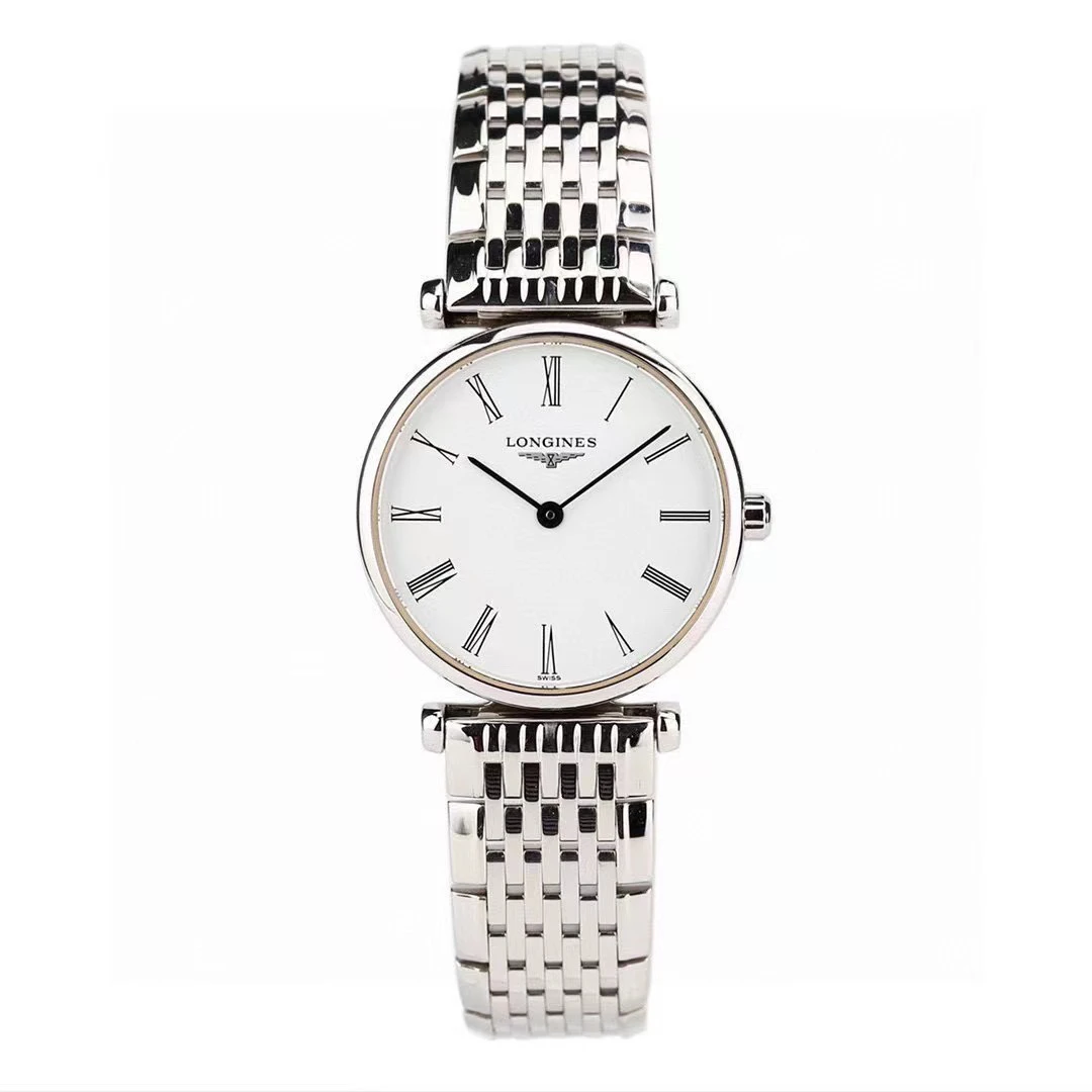95新 Longines/浪琴 嘉岚L4.209.4.11.6 石英 24表径