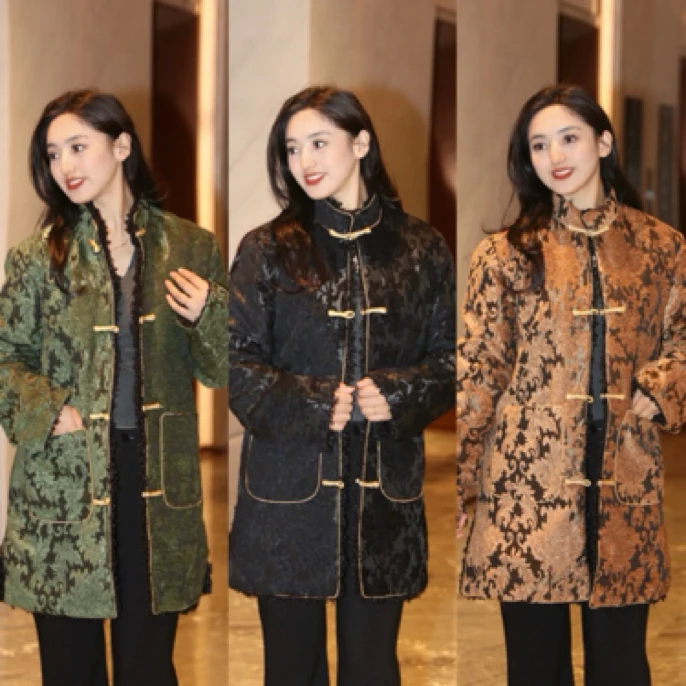 藏式中开外套【四色】冬季可穿内里加厚款