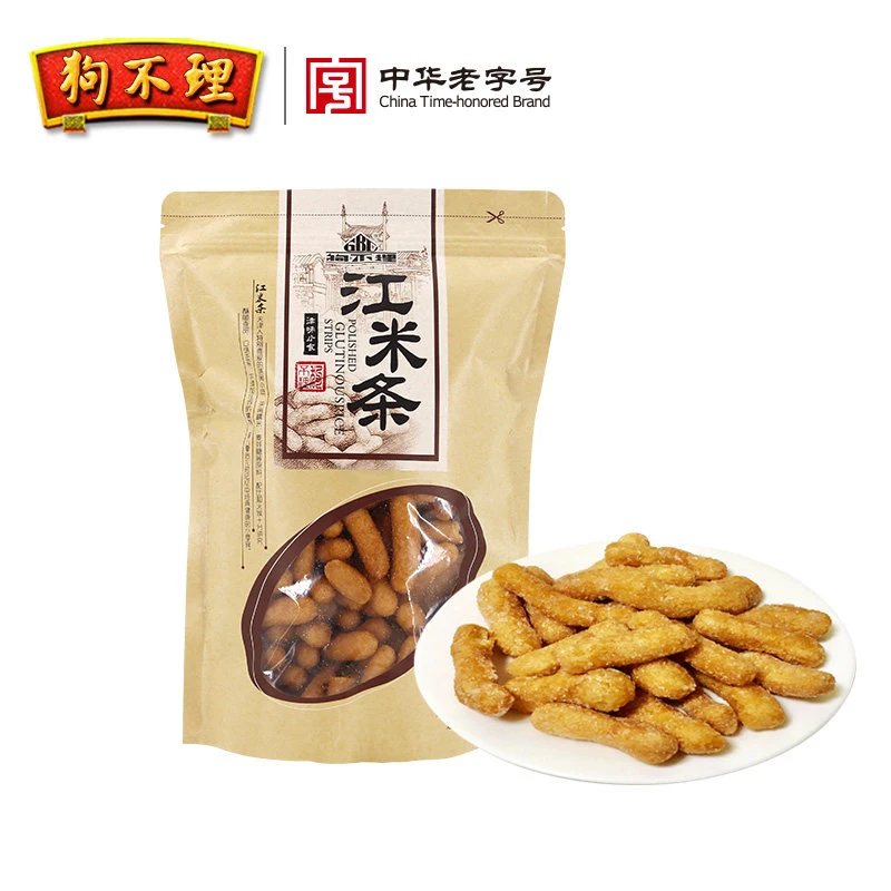 手工清甜黄金香甜狗不理老味江米条津味小吃，倍脆，200g一袋