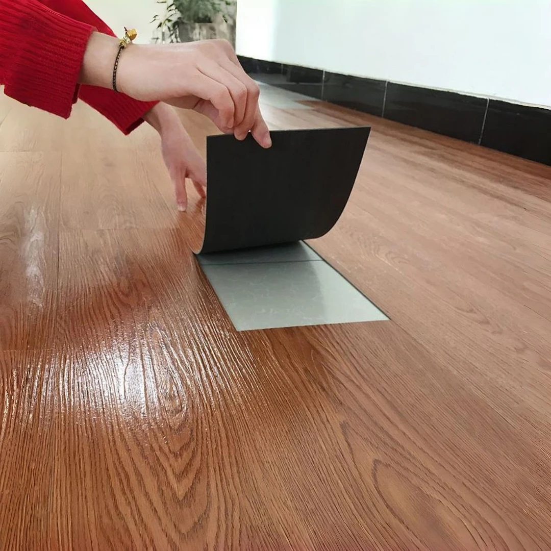 PVC自粘地板贴木纹地板贴自粘地板革加厚耐磨塑胶地板石塑地板贴M