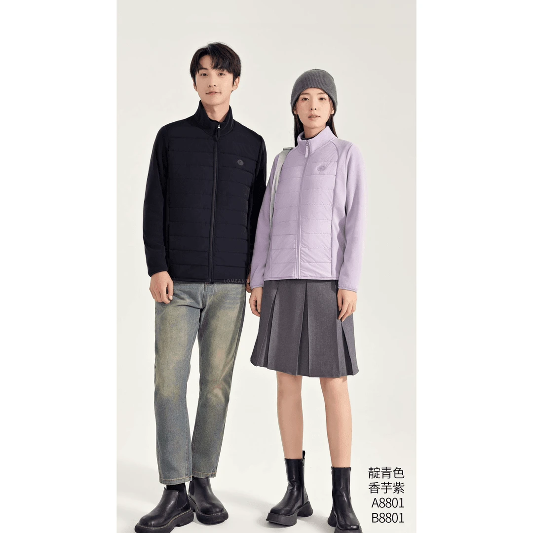 一件暖到心里！线下399！羊毛蚕丝气绒立领舒适柔软外套8801