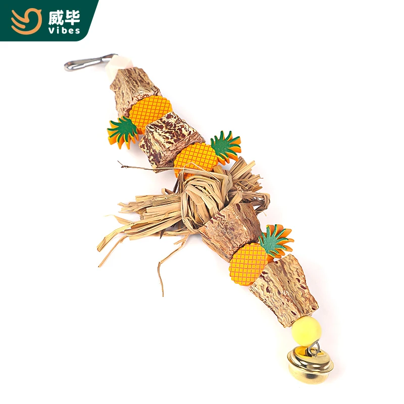 鸟玩具杨桃菠萝咬串杨桃果鹦鹉啃咬玩具串用品玄凤牡丹虎皮玩具