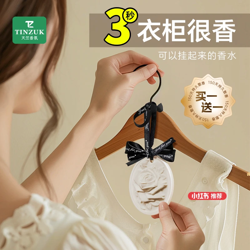 室内家用新品衣柜天然固体香薰石膏片持久留香清新去味香氛香挂