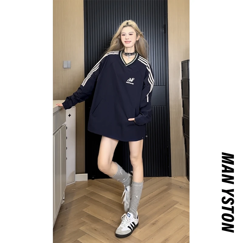 国潮美式春秋高街长袖卫衣潮牌上衣运动休闲男士卫衣爆款2024新款