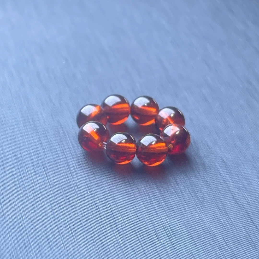 天然水晶小圆珠6mm跑环DIY配饰 可搭配11mm+手串DIY单圈