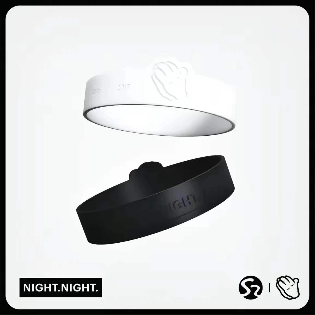 SAMPLE样品 库里晚安系列手环 NIGHT姿势庆祝篮球运动周边