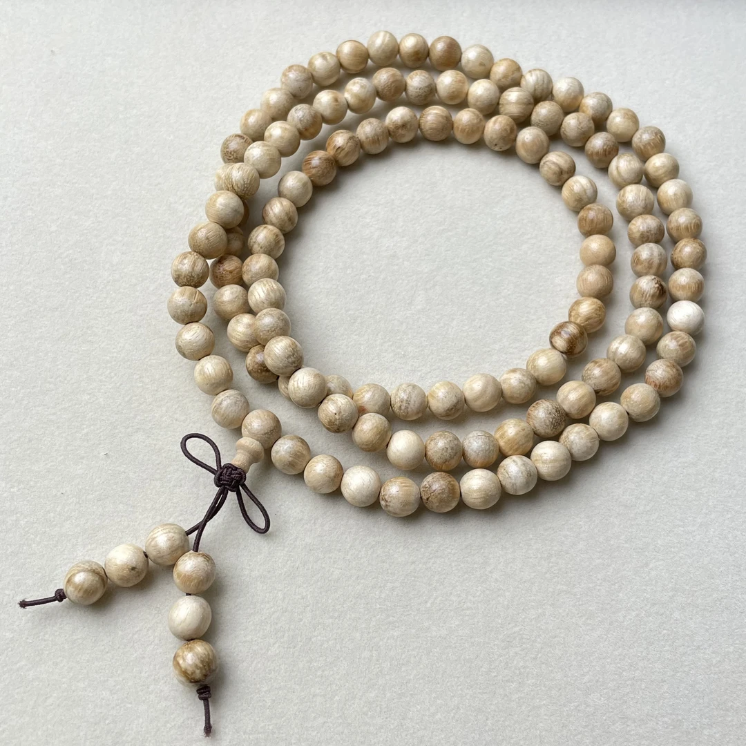 非金属木质手链 奶香8mm多圈手串A012  dj