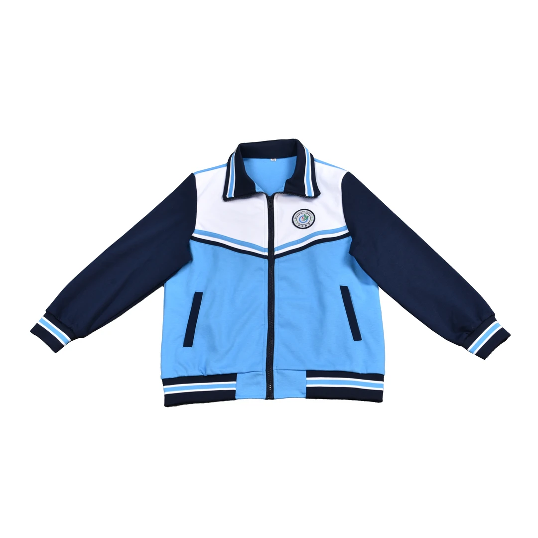 寿光公立新款校服（公立统一款式）下单备注身高体重长袖运动蓝色