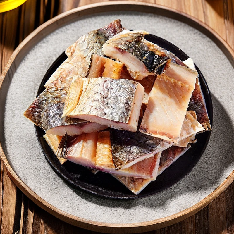 【肉质鲜美】渔家腌制自晒美味干货风干草鱼块湖北特产大干鱼块A26