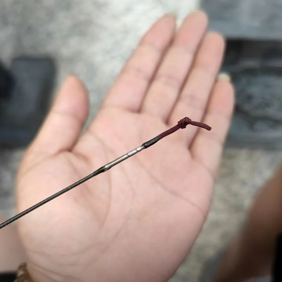 鱼竿头稍绳连接器竿稍转环万向旋转头不锈钢360度鱼杆尖竿稍绳