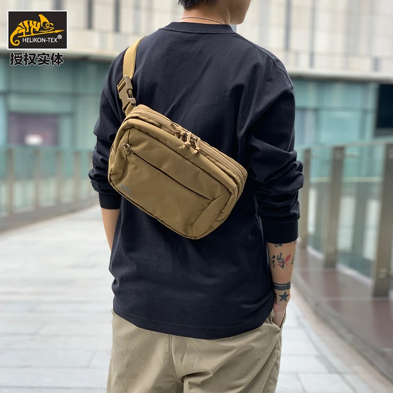 赫利肯Helikon斜跨包男户外战术单肩包新款骑行单肩胸包休闲时尚